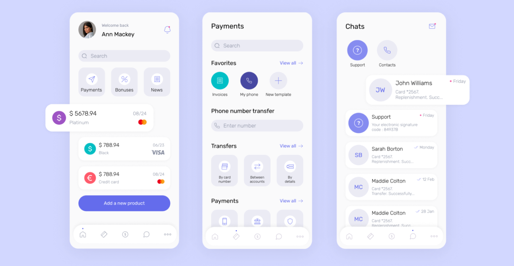 e-banking ecosystem UI/UX 